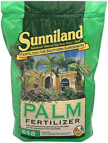 Sunniland Palm Fertilizer 6-1-8 Granules 40 Lb.