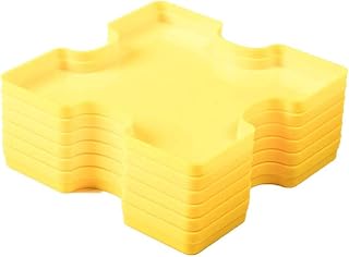Bandejas de Clasificación de Puzzle, 6 Bandejas Accesorios de Rompecabezas Clasificadores de 8 x 8, Mejores Patrones de Clasificación, Formas y Colores, Ajuste 1000 Piezas de Puzzle