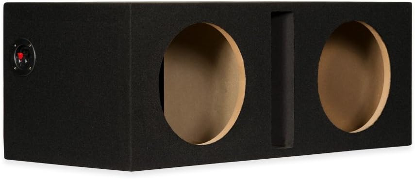 10DP Ported Dual 10" Car Bass Box Speaker Enclosure Cabinet for Car Truck SUV