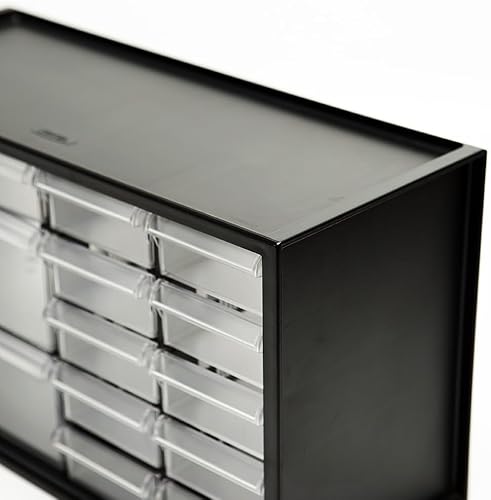 Miniatura 4 de livinbox Organizador de almacenamiento de escritorio con 13 cajones, piezas de hardware de arte y gabinete de almacenamiento de manicura para