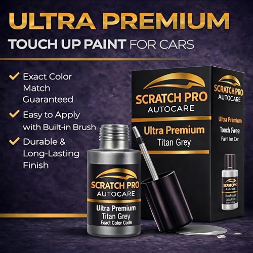 Image of HYUNDAI GRAND i10 NIOS Colors| 2K Paint Technology | Exact Color Match | Car Scratch Repair Paint | Automotive Touch Up Paint | Quick Dry | 12ml (Titan Grey (R4G))