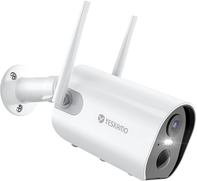2K Wireless Security Camera Outdoor Battery Operated CCTV Camera, 3MP