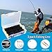 Vefungyan Fishing Line Storage Holders Organizer: 3pcs Fishing Line Spooler Winder, Fishing Line Hook and Leader Keeper with Rigging Spools