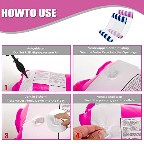 Wassermatratze, 2 Stück Luftmatratze Pool Wassersitz Pool Wasserhängematte Mit Netz Bade Hängematte, Pool Zubehör Spaß Erwachsene Luftmatratze Wasser