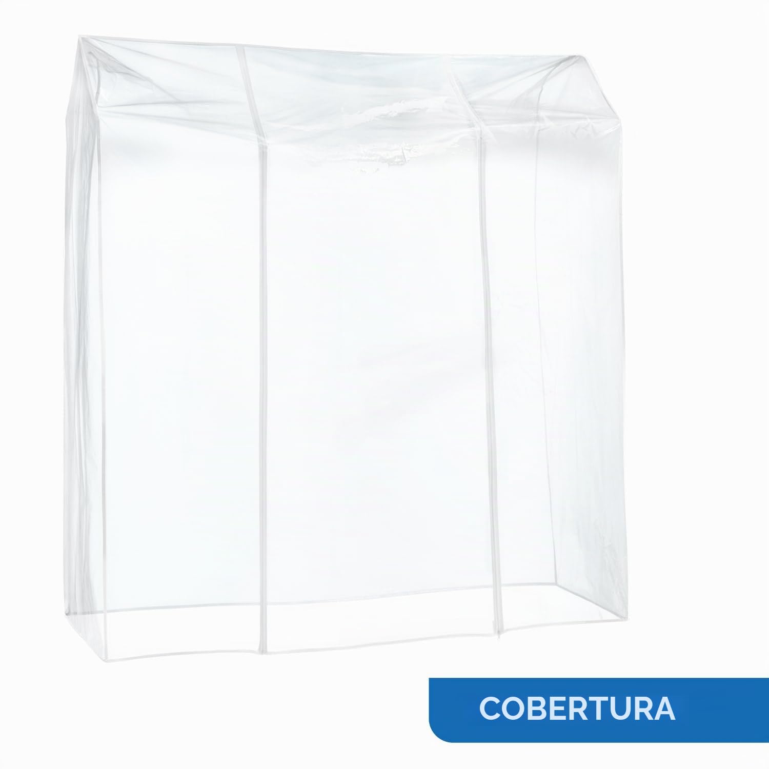 Tatkraft Danko & Anwalt - Burro para Ropa Resistentes y Funda, hasta 100 kg, Armario de Tela con Ruedas, 91-130x45.5x160cm, Acero Cromado