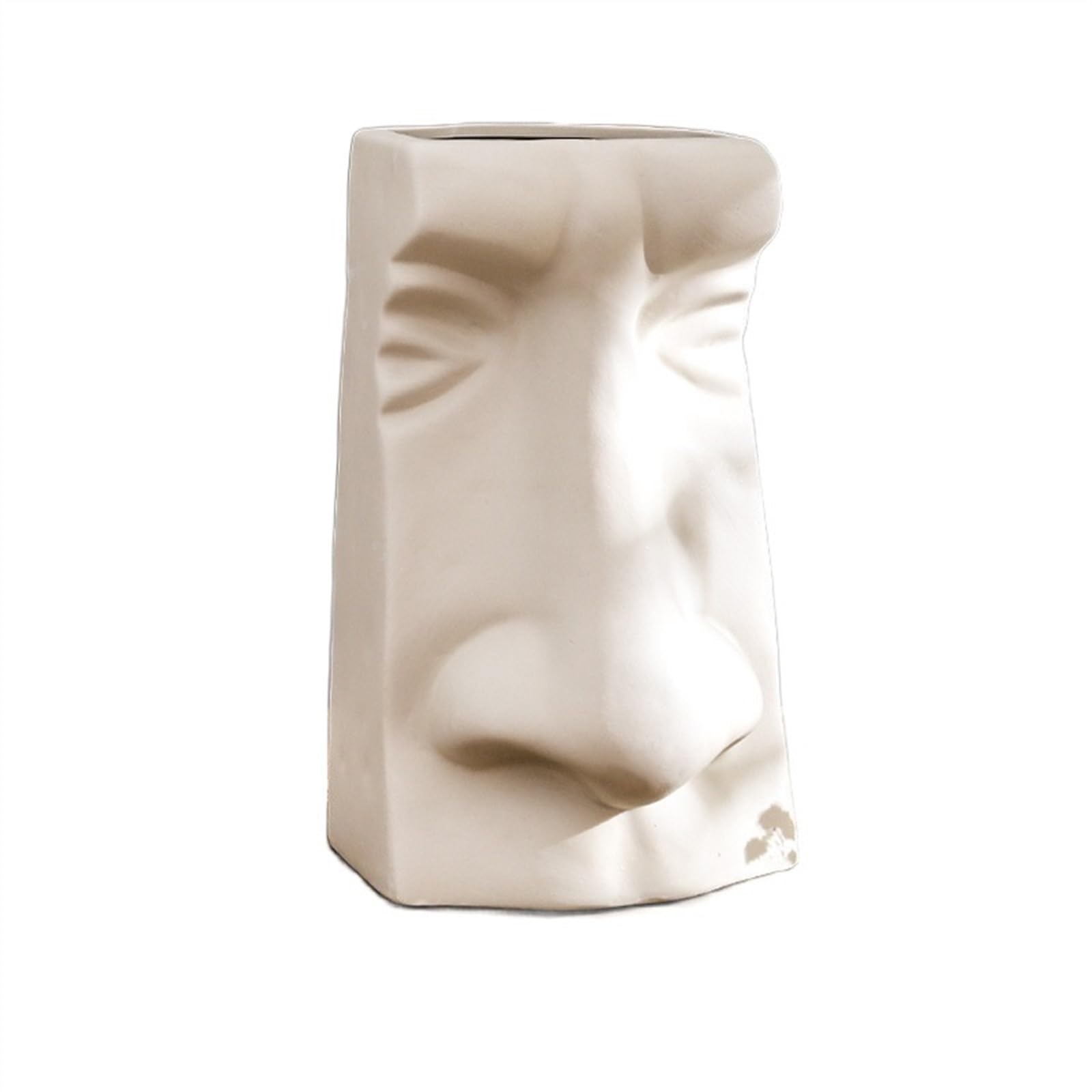 Bzgpmfud B Vase Desktop Flower Creative Ceramic S Handicraft Decorations Facial Human Art Living Room(B)