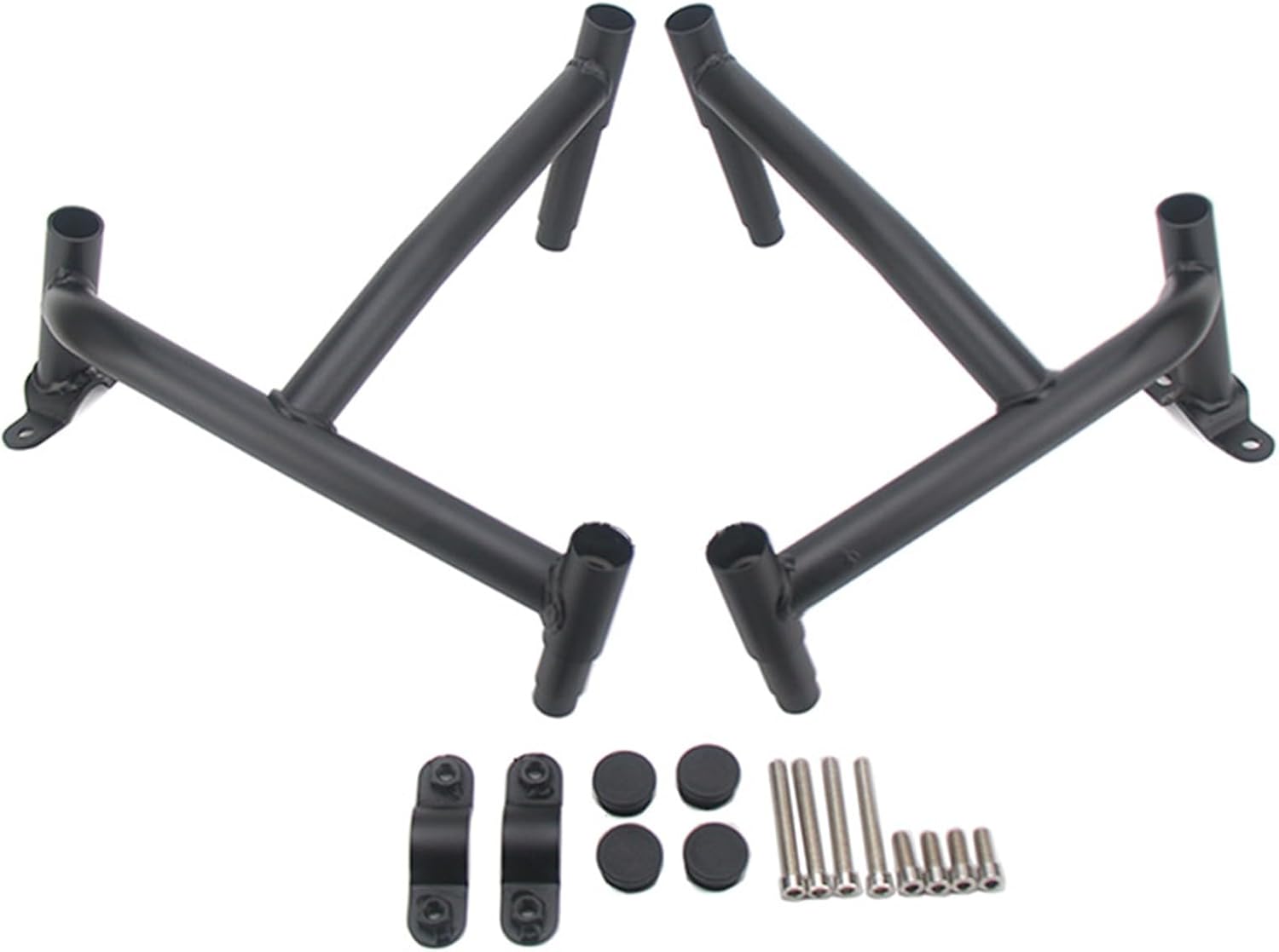 2026 Upgrade Motorcycle Engine Guard Crash Bar Compatible with CFmoto 700MT 2024 2025 All Weather Highway Bars No-Drill Installation Drop Protection Motorbike Accessories, Easy to Install(Black)