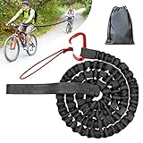 🚴【Eltern Kind Zugseil】Unsere Fahrrad Abschleppseil können bis zu 225 kg/500 lbs tragen, bei ausreichender Flexibilität, Elastizität und Stoßdämpfung, und lässt sich beim Fahren bequem bergauf ziehen. Fahrrad seil kinder hilft Ihnen und Ihrem Kind beim gemeinsamen Fahren, Ihr Kind selbstbewusst durch das Dschungelabenteuer zu tragen, um den Fahrspaß zu erhöhen und das Interesse der Kleinen am Fahren zu steigern!