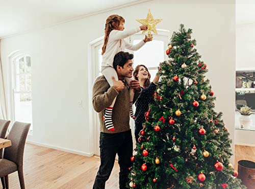 Christmas Tree Topper Star Led Lights Star Treetop Battery Operated ,Lighted Star Tree Topper For Christmas Tree Decorations (Golden) #TOP3