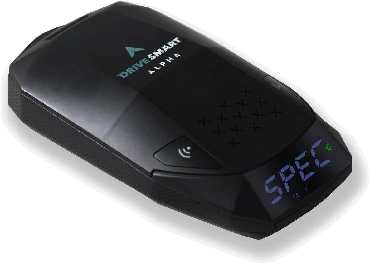 DriveSmart Alpha Radar, Laser and GPS Speed Camera & Red Light Camera Detector Inc Mobile Laser Detection & Smart Radar
