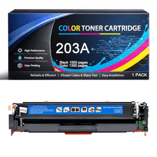 Toner HP CF541A compatible haute capacité pour imprimante LaserJet Pro M254dw