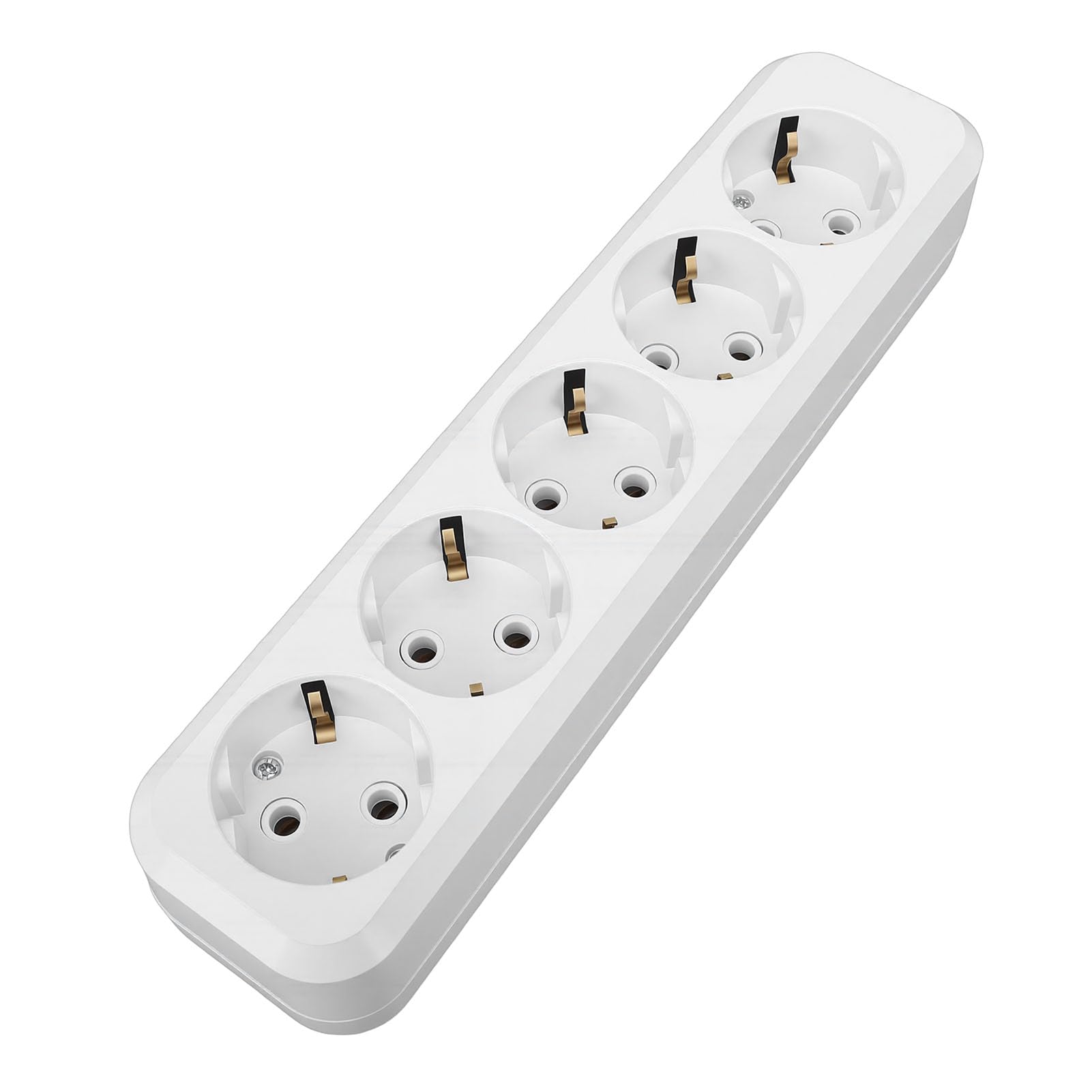 Generic European High Power Capacity EU Socket Panel for Home Appliances and Devices, 16A Current Round Hole Power Outlet Panel for Convenient Device Charging, Safe for Household Use, PCC Material,