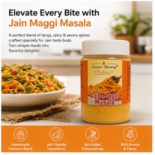 Image of Savita's Yummy Parlour Jain Maggie Masala - 100g | No Onion No Garlic | Homemade Instant Noodle Seasoning | Authentic Jain Recipe