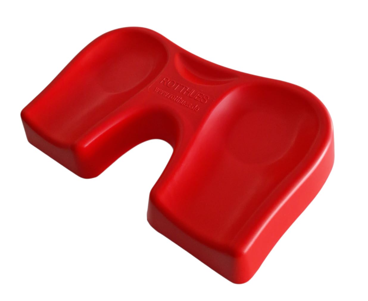 Kniekissen Ergonomisches Kniepolster Extra Dick, Knieschutz für Fliesenleger, Garten Arbeit, Bau, Handwerker, Bodenleger, Straßenfertiger, Werkstatt, 230 x 370 x 50 mm, Farbe Rot