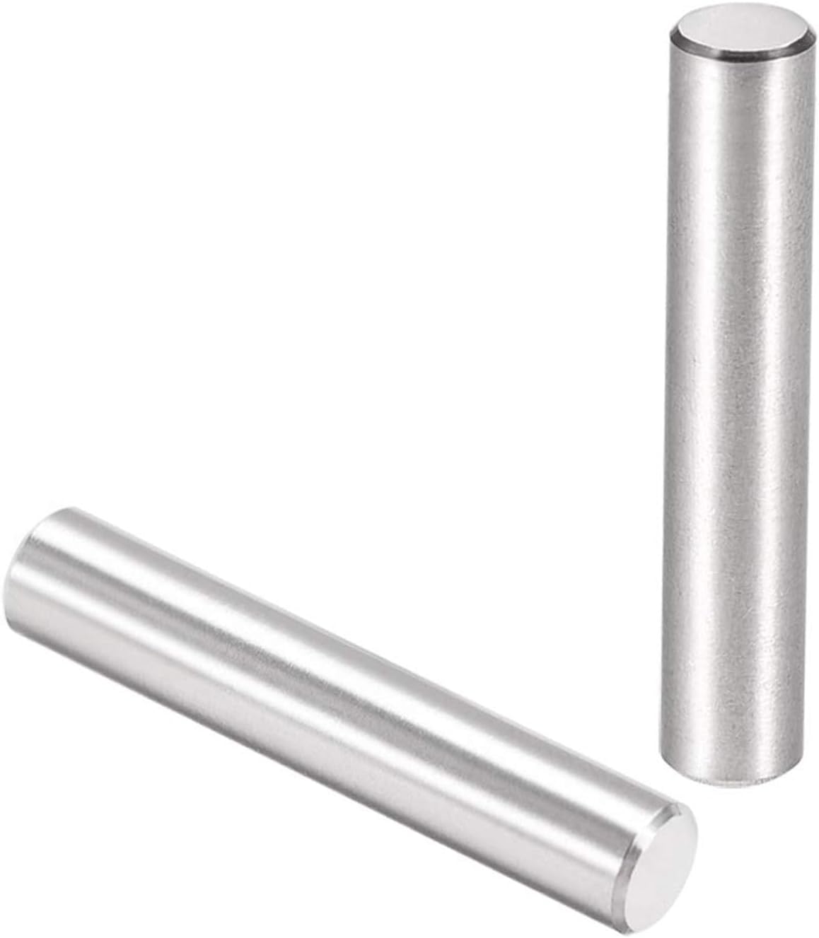 TOP-VIGOR 25Pcs 2.5mm x 12mm Dowel Pin Shelf Support Pegs, 304 Stainless Steel Cylindrical Shelf Support Pin Fasten Elements Silver Tone