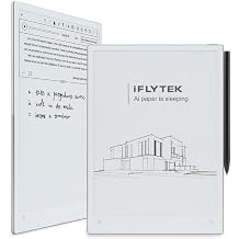 iFLYTEK AINOTE 2 10.65 Inch Paper Tablet AI Meeting Note Tray Ultra Thin 4.2 mm Digital Notebook with Speech to Text 16 Language Transcription Handwriting to Text Pen Included KI-Meeting-Assistent mit 18-Sprachen-Transkription 133 Handschriftoptionen 14  bersetzungsmodi und 14 Tagen Akkulaufzeit