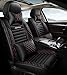 Produktbild Universal-5 Autositzbezüge Kissen für Limousine SUV und Kleinlastwagen Kompatibel mit Evoque XC40 XC60 Golf Passat Jetta CT4 CT6 - Full Set,Black red