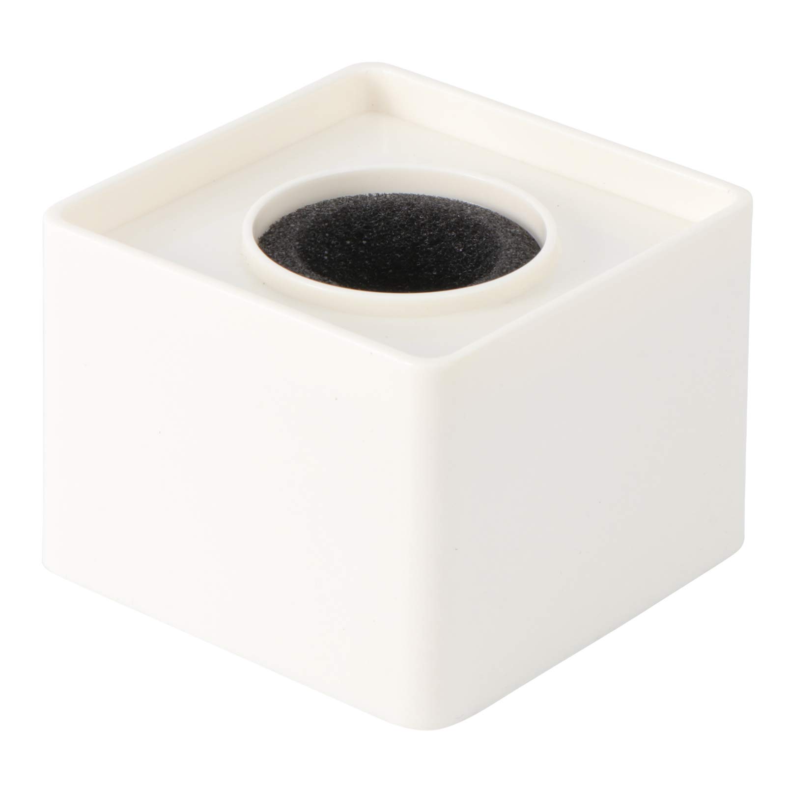 Amosfun Microphone Flag Station Portable Square Cube Shaped Mic Flags ABS Foam Microphone Flag Microphone Accessories for Interview KTV Reporter Host