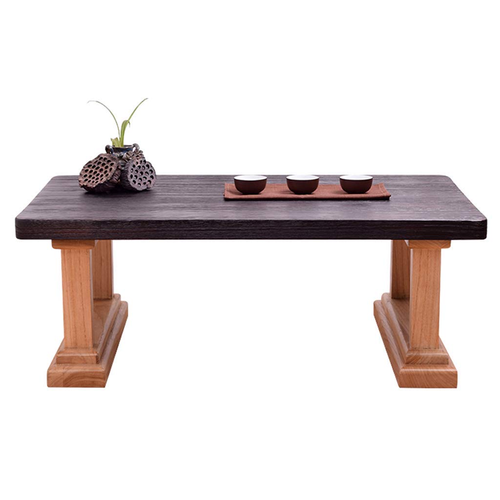Mesa de café rectangular pequeña para resolver la falta de espacio en balcones