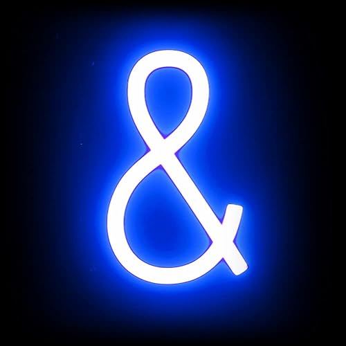 SpellBrite Carácter LED Ampersand construye letreros personalizados que puedes cambiar en cualquier momento con personajes LED de clic  6.3 pulgadas