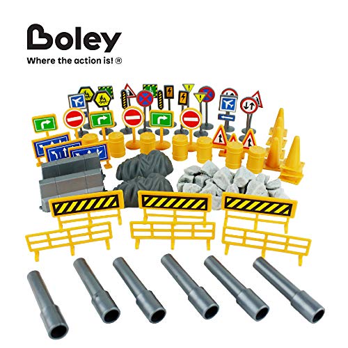 Boley 100-Piece Construction Project And Vehicles Play Set - Variety Pack Of Construction Toys Cars Vehicles And Playset Toy Accessories For Boys, Girls, And Toddler Builders #TOP18