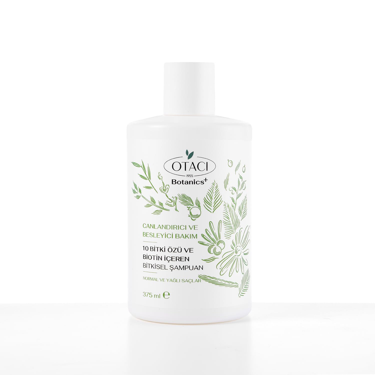 Otacı Botanics Canlandırıcı & Besleyici Bakım - 10 Bitki Özü ve Biotin İçeren Bitkisel Şampuan