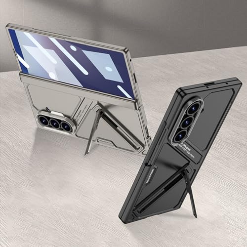 Coque Samsung Z Fold 7 verte avec béquille pour visionner vos vidéos