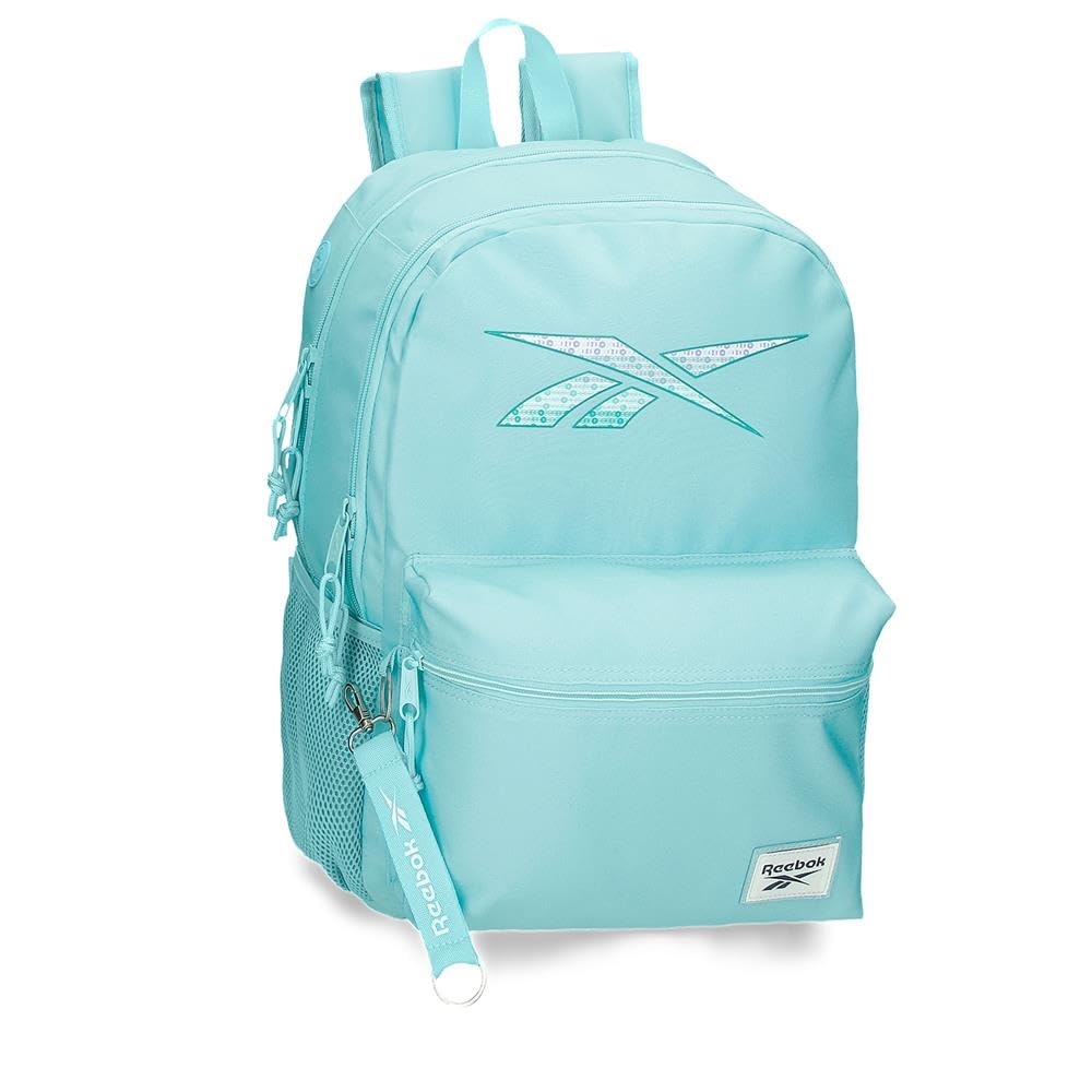 Reebok ANN Mochila Escolar Doble Compartimento Azul 31x44x15 cms Poliéster 20,46L
