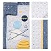 Trend Lab Galaxy 3 Piece Crib Bedding Set, Can Be Used As A Blanket Or A Playmat for Tummy Time, Includes Quilt, Fitted Crib Sheet and Skirt