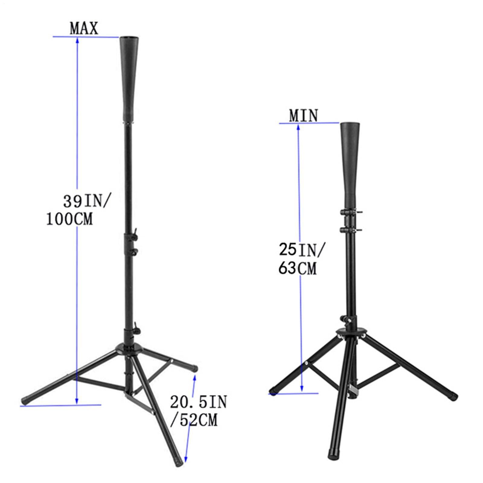 Adjustable Batting Tee Baseball Practice T-Stand Simple Durable Strike Frame Easy Setup Training Aid