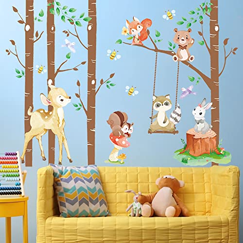 Vinilos Decorativos Woodland Animals para Habitaciones Infantiles miniatura 2