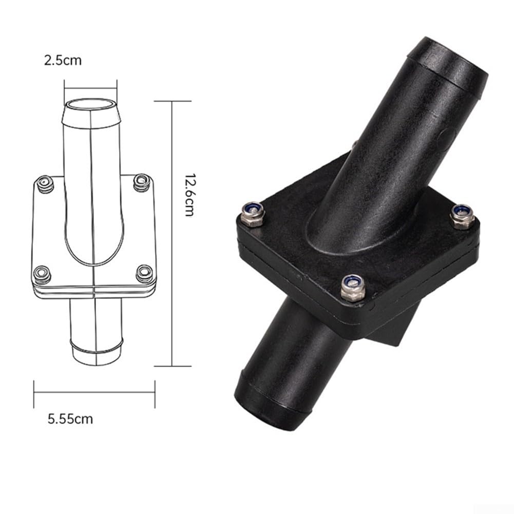 Clapet anti-retour, valve unidirectionnelle pour yachts, bateaux, vanne de vidange droite, tuyau de pompe de cale