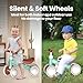 Baby Balance Bike for 1 Year Old Boys Girls, Toddler First Bike with 4 Colorful Lighting Wheels | 12-24 Month Toddler Balance Bike | First Birthday Gifts (Robbin's Egg Blue)