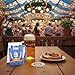 TaoBary Oktoberfest Table Numbers Decorations 1-25 Table Number Tent Style Card German Beer Festival Fold Double Sided Numbers Place Card for Parties Restaurants