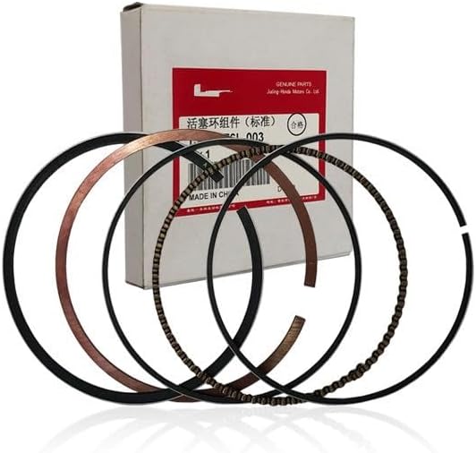 78mm Piston Kit with Rings, Pin, and Clips for GX630 GX690 V-Twin Engines Used in 10kW Generators Compatible with SHT SH ET E* 11000 11500 12000 Series(RINGS SET ONLY)