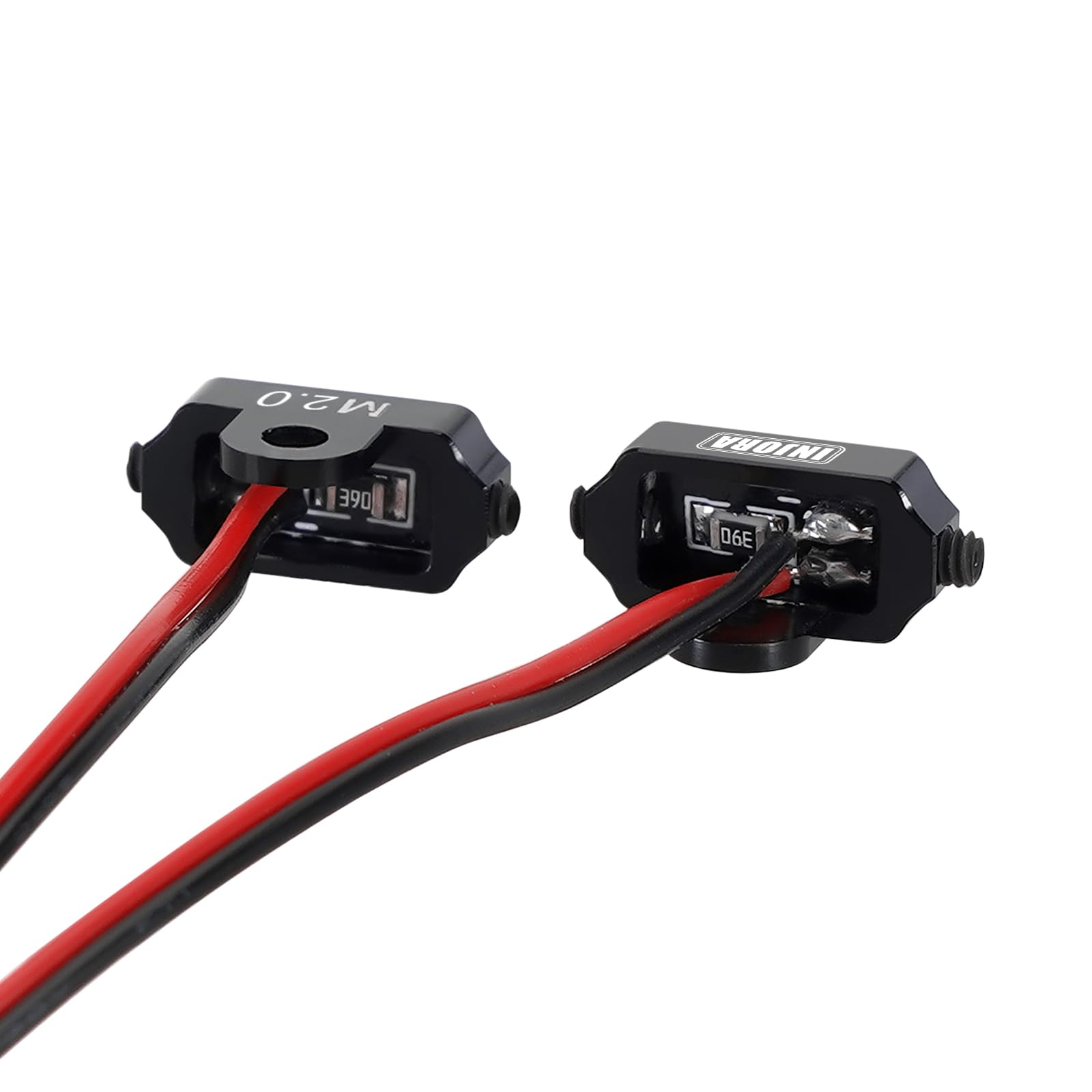 INJORA Zestaw świateł skalnych M2.0 z kontrolerem do TRX4M 1/18 RC Crawler (4 diody LED żółte)