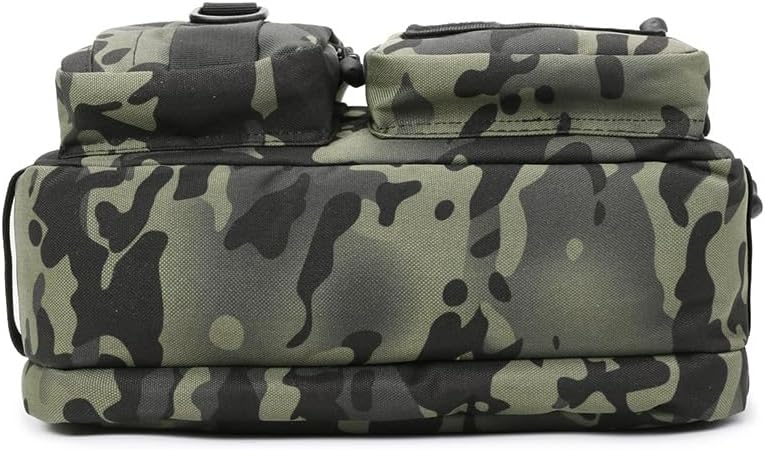 タクティカル メッセンジャーバッグ チェストショルダー クロスボディ パック MOLLE アウトドア スポーツ ハンティング キャン