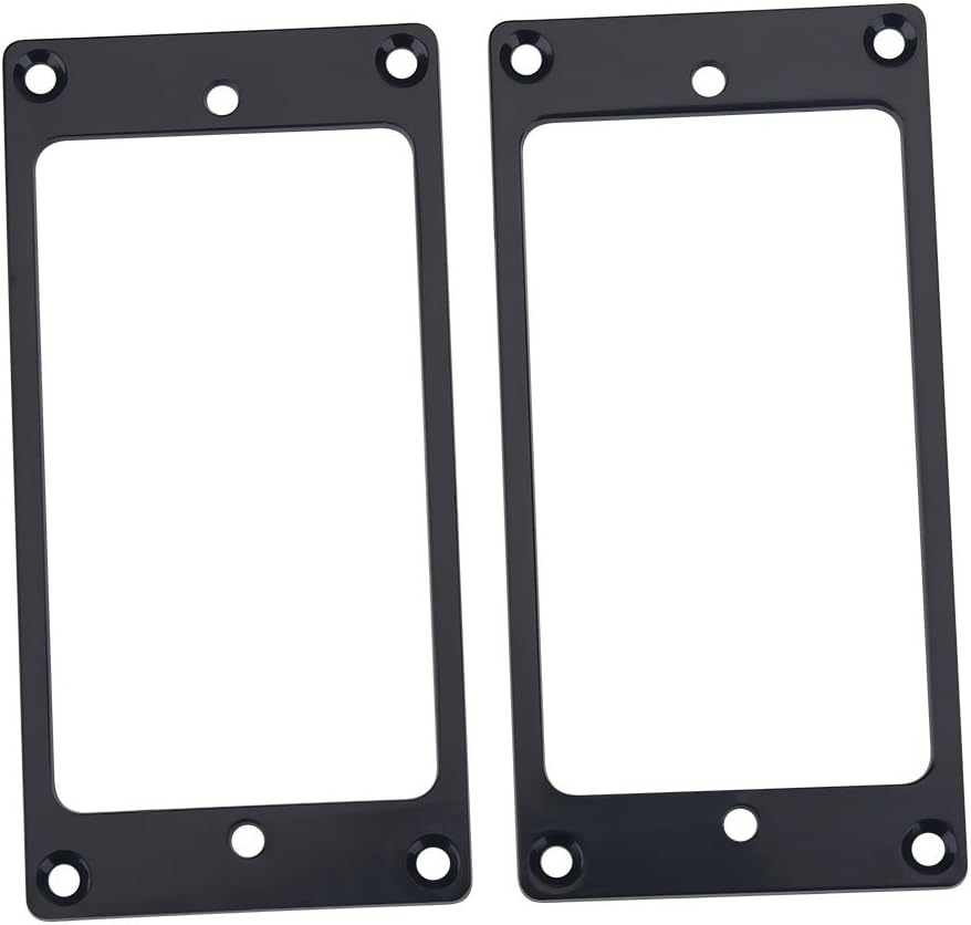 Humbucker Pickup Ring, 2pcs Guitar Pickup Rings Gold Metal Flat ...