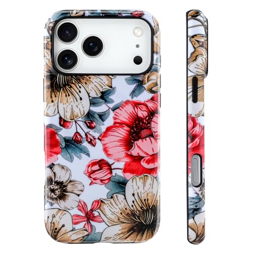 Image of Magnetic for iPhone 17 Pro Case for Women Girl, Floral