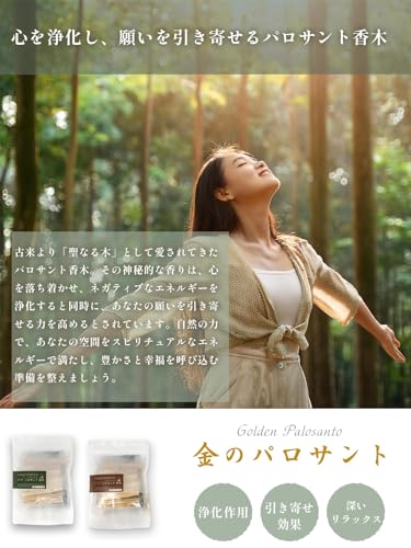 六識堂 金のパロサントスティック 10本セット