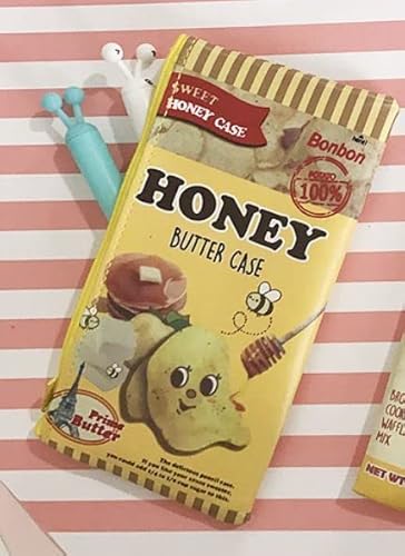 Amazon Co Jp ペンケース ポーチ 外国のお菓子 パッケージ風 イエロー 文房具 オフィス用品