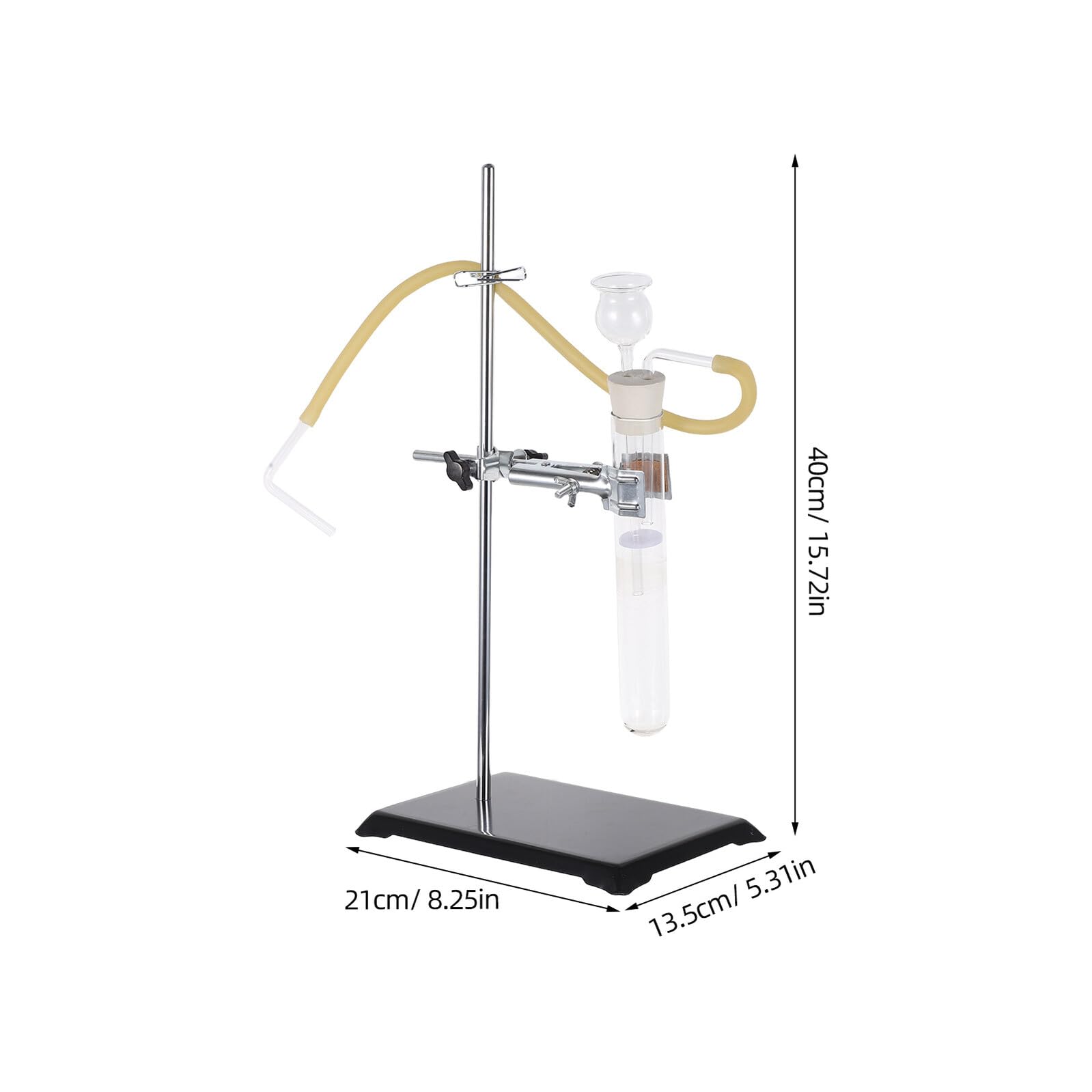 Mikinona Wasserstoffgenerator für Chemieunterricht zur Gaserzeugung mit Elektrolysegerät Laborausrüstung für Schüler zur Demonstration von Sauerstoff
