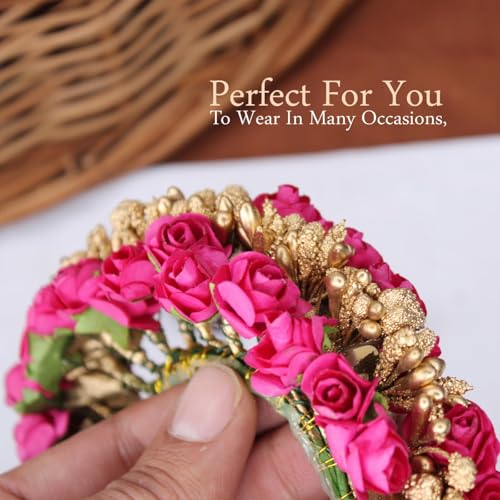 Image of Majik Bun Decoration Hair Gajra For Women And Girls Wedding, Party Hair Decoration Hair Accessories (M4)