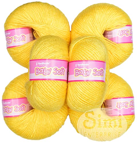 Image of 100% Acrylic Wool Kacha Pila (10 pc) Baby Wool Wool Ball Hand Knitting Wool /Art Craft Soft Fingering Crochet Hook Yarn, Needle Knitting Yarn Threa O PTG