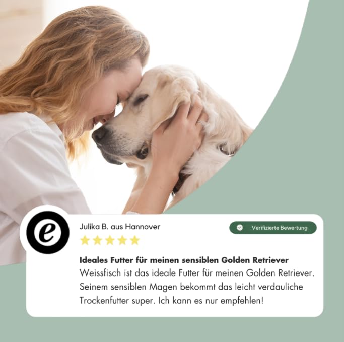 Irish Pure 4kg Trockenfutter Adult | Irischer Weißfisch mit Gemüse & Kelp-Alge | Hoher Fleischanteil | Getreidefrei | Hypoallergen | Single-Protein Hundefutter für ausgewachsene Hunde Aller Rassen