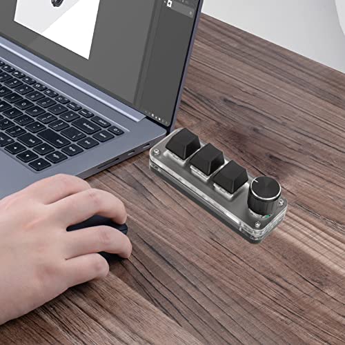 Teclado de juego de intercambio en caliente mini mecánico con macros RGB 7
