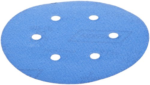 Norton 3X High Performance Hook and Sand Paper Discs with 6 Hole, Ceramic Alumina, 6