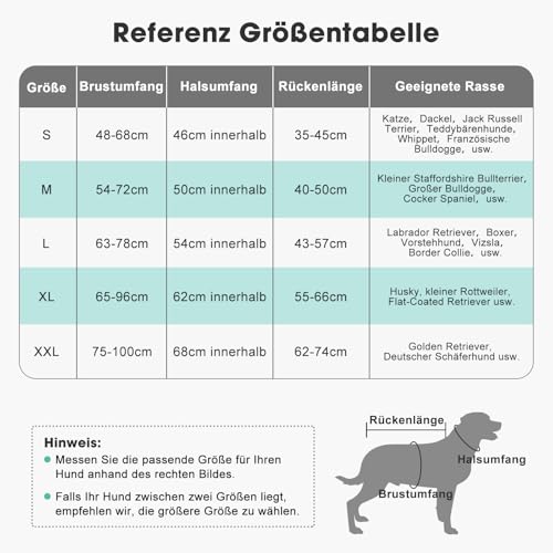 Woiil Hundebademantel aus Mikrofaser, Ultra Saugfähiger Bademantel Hund, Mit Klettverschluss Und Verstellbarem Gummizug, Maschinenwaschbar, Geeignet Für Große, Mittlere Und Kleine Hunde, Grün(XL)