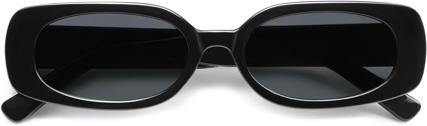 VANLINKER Retro Rectangle Polarized Sunglasses for Women Trendy Small 90s Style Vintage Narrow Rectangular Frame VL9848 - Image 3