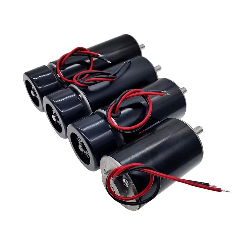 1Pc Machine Tool Spindle 200W 300W 400W 500W 800W DC 12-48v Dc Motor Brush Air Cool for CNC Engraving(48V 400W)